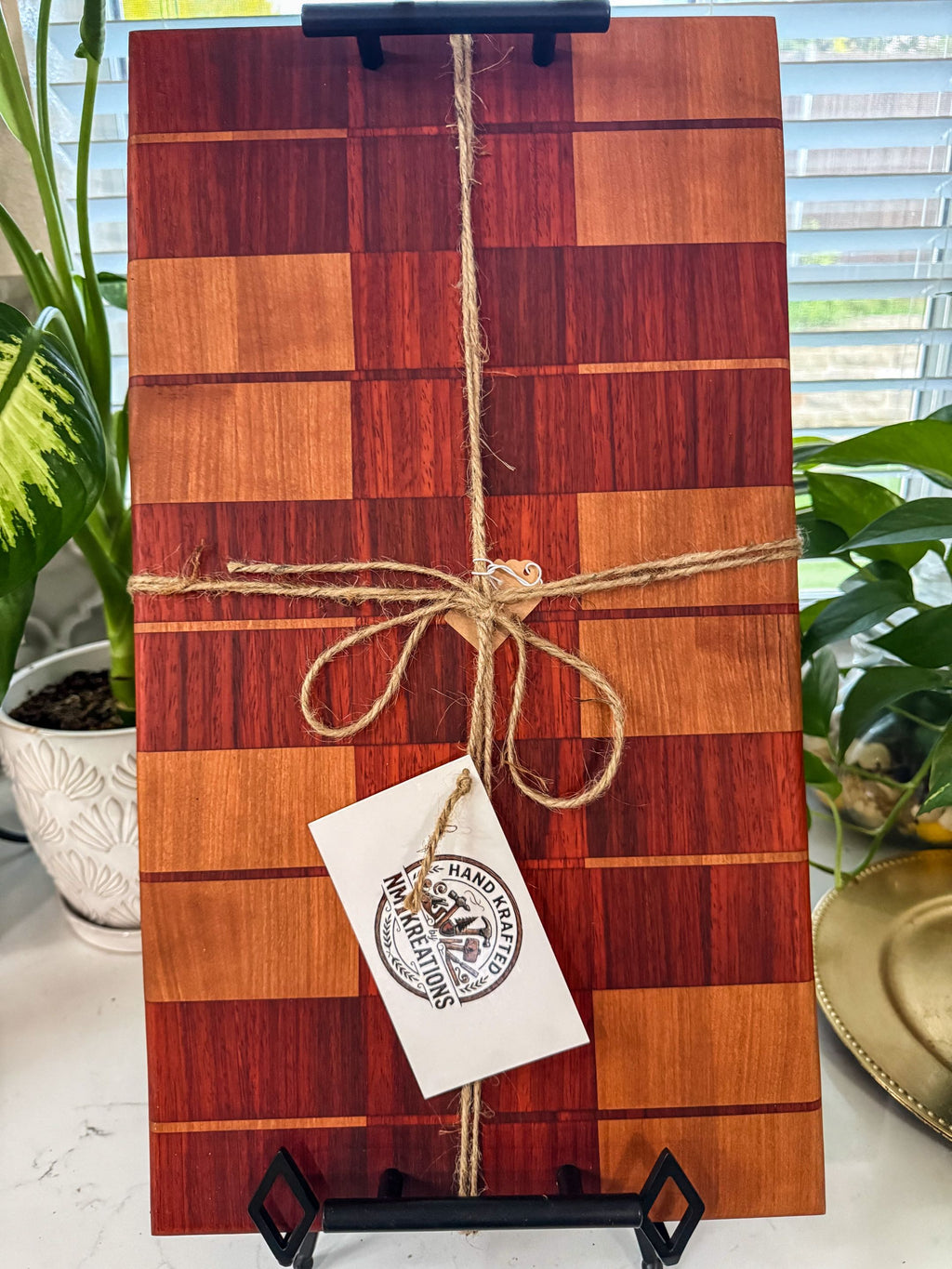 Cherry Padauk charcuterie board