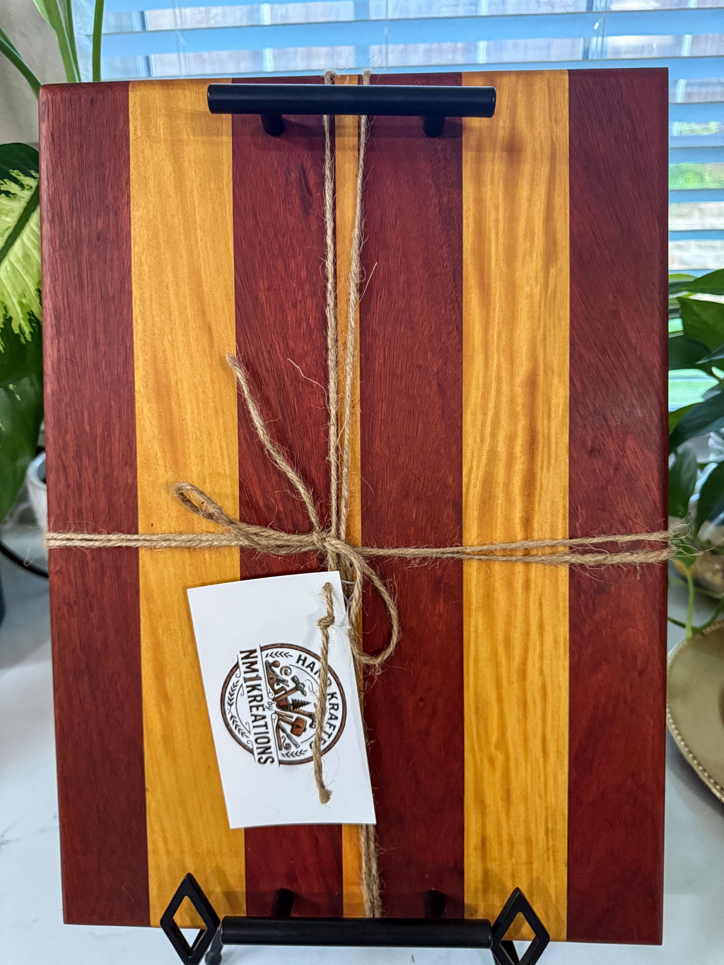 Padauk Yellow Heart charcuterie board
