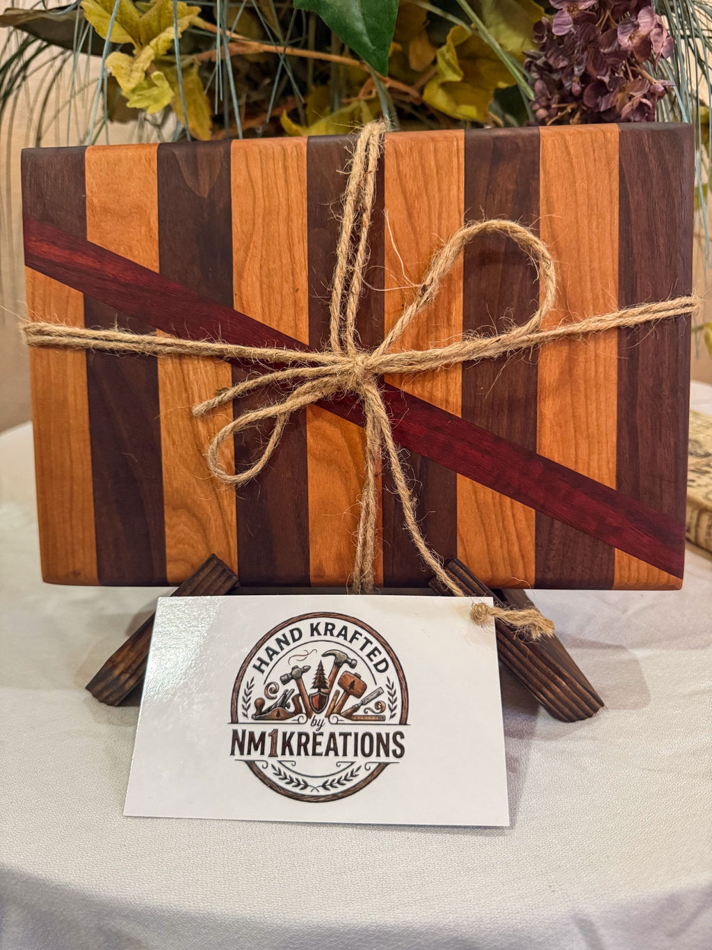 Cherry Walnut cutting/charcuterie