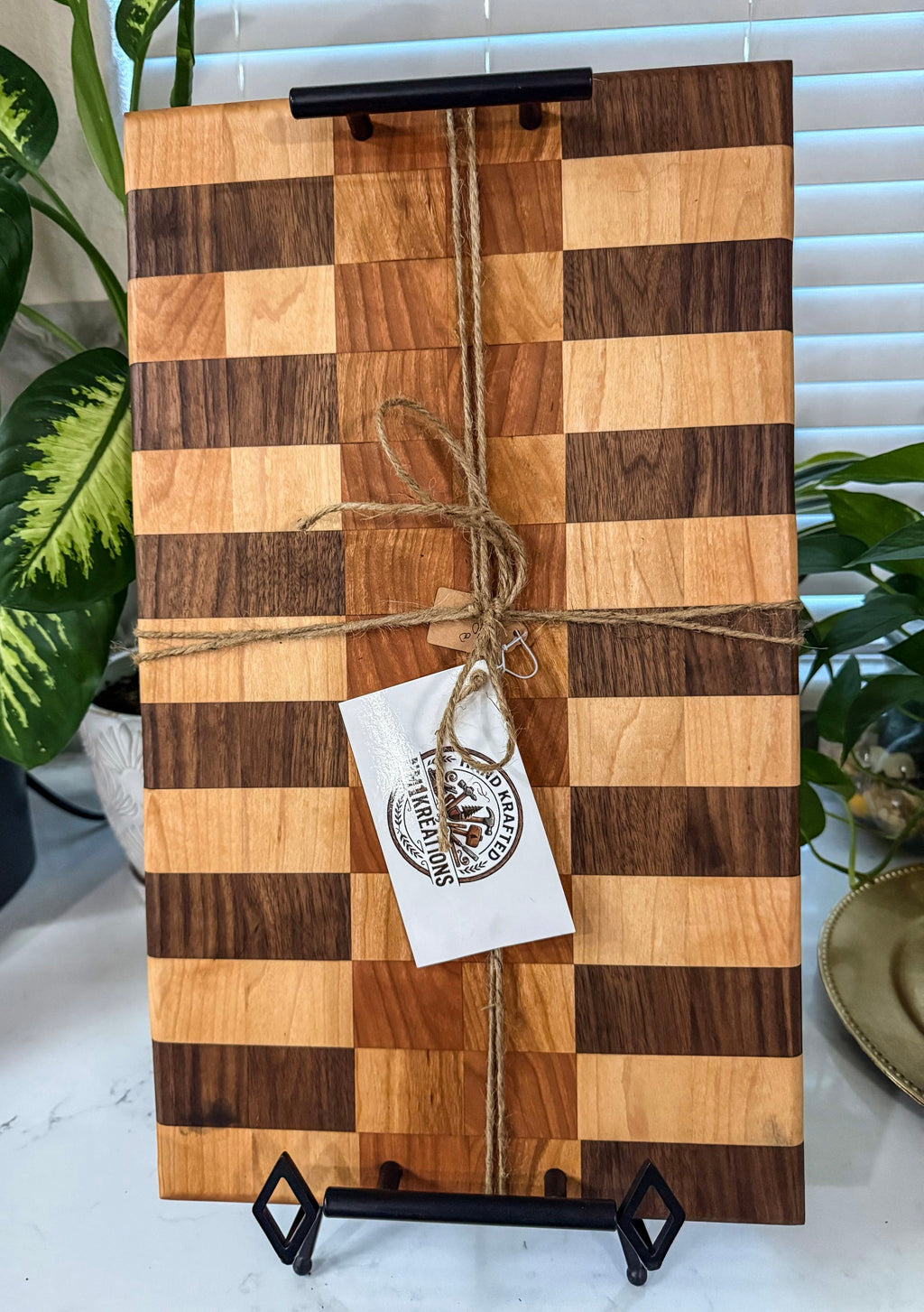 Maple Walnut Cherry  flip charcuterie board