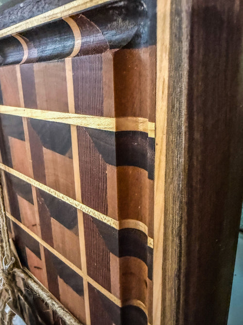 Cherry Walnut Padauk cutting/charcuterie board