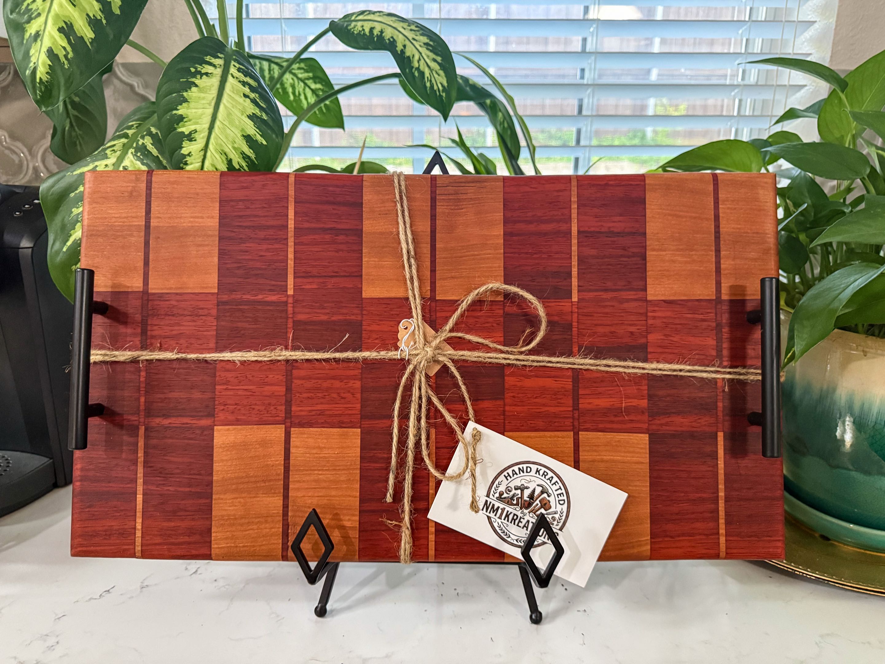 Cherry Padauk charcuterie board